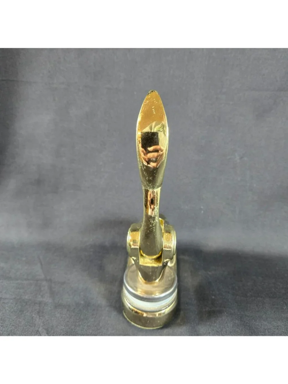 Vintage Star Case Lever Brass Seal Embosser Library Stamp Hong Kong
